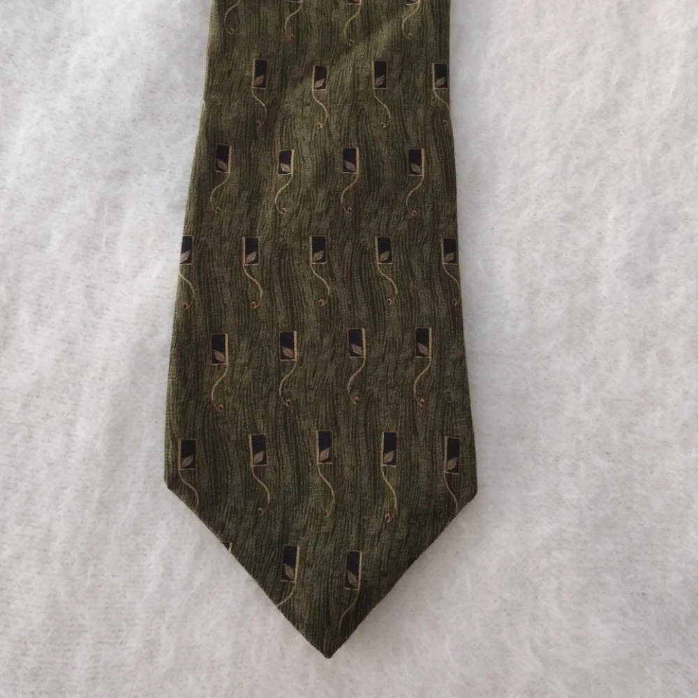 Silk Graham & Lockwood Green Tie EUC